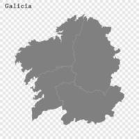 High Quality map is a state of Spain vector