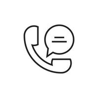 telephone conversation ui vector for Icon Website, UI Essential, Symbol, Presentation