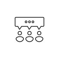 conversation chat bubble vector for Icon Website, UI Essential, Symbol, Presentation