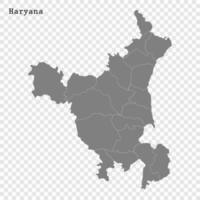 High Quality map of state of India vector