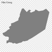 mapa de provincia de Vietnam vector