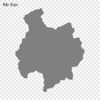 mapa de provincia de Vietnam vector