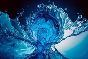 Beautiful abstract background. Liquid, splashes. Water. . photo