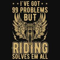 Motorcycle or motorbike riding graphics tshirt design vector