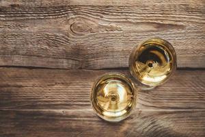 Two glasses of white wine photo