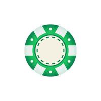 Poker chips shiny icon vector design templates