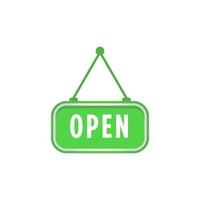 Open shiny button icon vector design templates