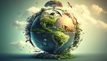 World Health Nature Background - photo