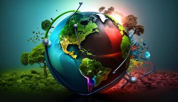 World Health Nature Background - photo