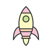 Rocket icon vector design templates