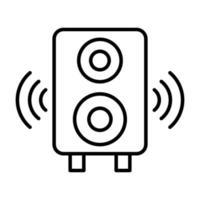 Speaker box icon vector design templates