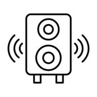 Speaker box icon vector design templates