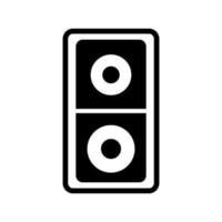 Speaker box icon vector design templates