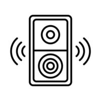 Speaker box icon vector design templates