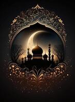 Elegant Aestatic Ramadan Background - photo