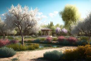 Spring Natural Background. Illustration photo