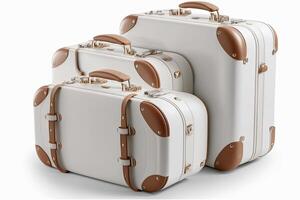 suitcases in airport. Illustration photo