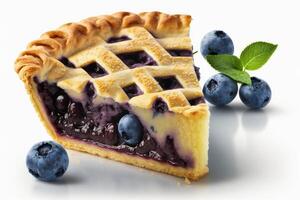 Blueberry Pie. Illustration photo