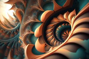 abstract fractal background. Illustration photo