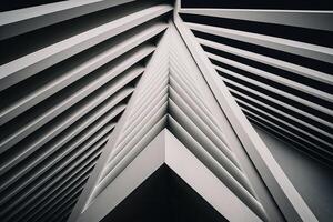 Pitched roof of a bridge. abstract architecture. Illustration photo