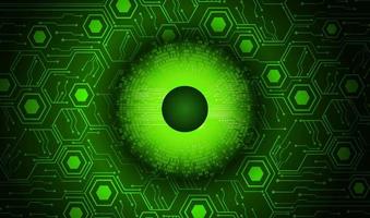 Modern Cybersecurity Eye on Technology Background vector