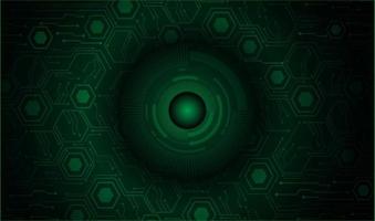 Modern Cybersecurity Eye on Technology Background vector