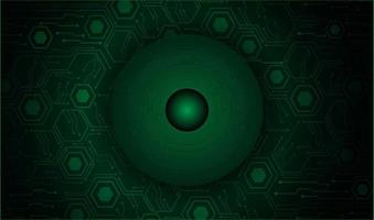 Modern Cybersecurity Eye on Technology Background vector