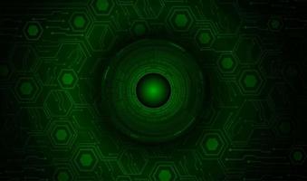 Modern Cybersecurity Eye on Technology Background vector