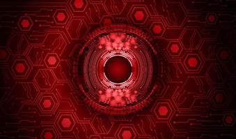 Modern Cybersecurity Eye on Technology Background vector