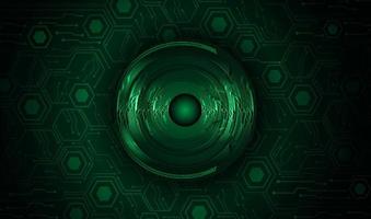 Modern Cybersecurity Eye on Technology Background vector