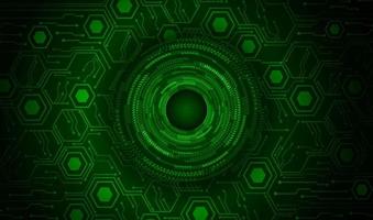 Modern Cybersecurity Eye on Technology Background vector