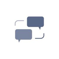 conversation chat bubble vector for Icon Website, UI Essential, Symbol, Presentation