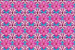 resumen magenta o púrpura natural flor, floral, y hojas sin costura modelo antecedentes. flor y hoja acortar ilustración acuarela textura fondo de pantalla. foto