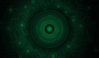 Modern Cybersecurity Eye on Technology Background vector