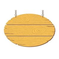 HANGING SIGN OVAL vector