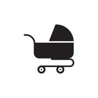 baby stroller vector for Icon Website, UI Essential, Symbol, Presentation