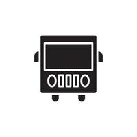 bus icon vector for Icon Website, UI Essential, Symbol, Presentation