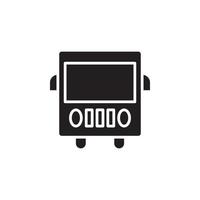 bus icon vector for Icon Website, UI Essential, Symbol, Presentation