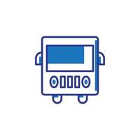 bus icon vector for Icon Website, UI Essential, Symbol, Presentation