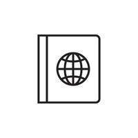 passport vector for Icon Website, UI Essential, Symbol, Presentation