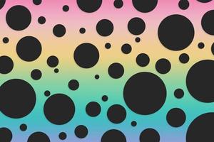 Colorful polka dot backdrop and background photo