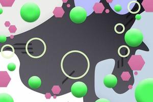 Modern digital futuristic abstract background photo