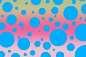 Colorful polka dot backdrop and background photo