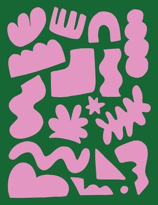 Fun Matisse Shapes Poster Abstract Background Pattern Modern Trendy Shapes Design
