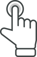 hand- cursor icoon klem kunst png