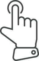 hand- cursor icoon klem kunst png