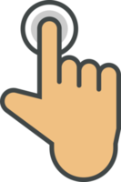 Hand cursor icon clip art png