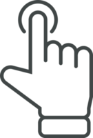 hand- cursor icoon klem kunst png