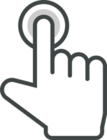 Hand cursor icon clip art png