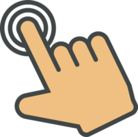 Hand cursor icon clip art png